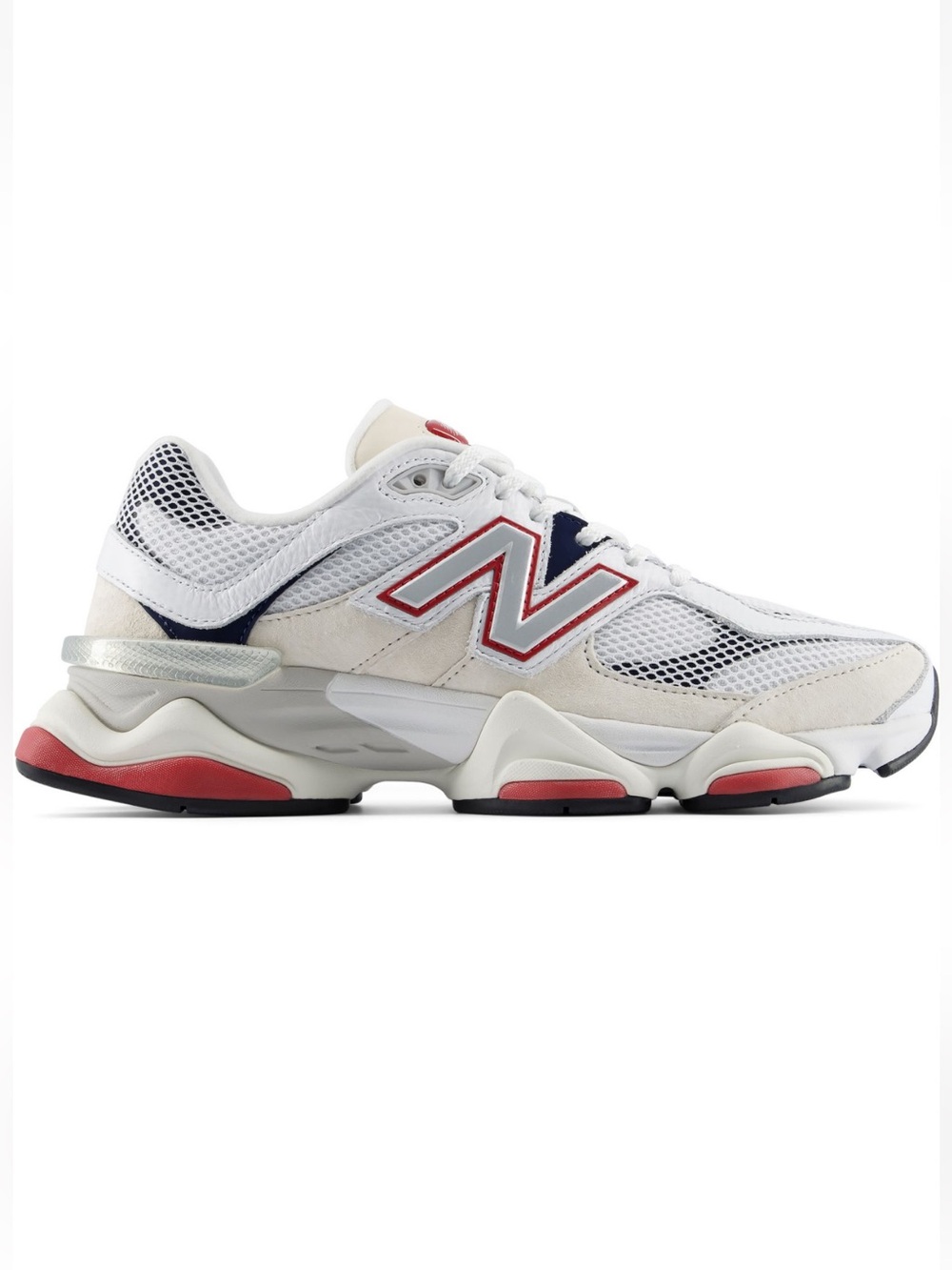 💀⁉️ NEW BALANCE 9060 WHITE RED 💀⁉️